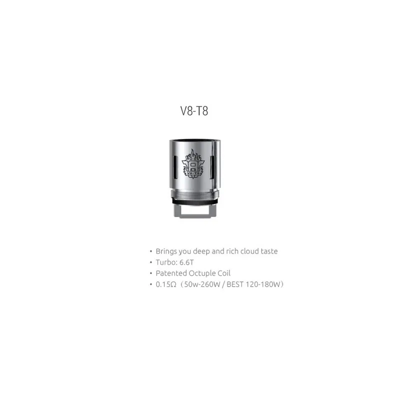 V8-T8 Octuple Coilhead für den TFV8 - SMOK