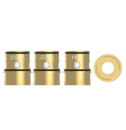 Kriemhild Single Mesh *GOLD Edition* 0,20 Ohm Ersatz Verdampferkopf - VAPEFLY