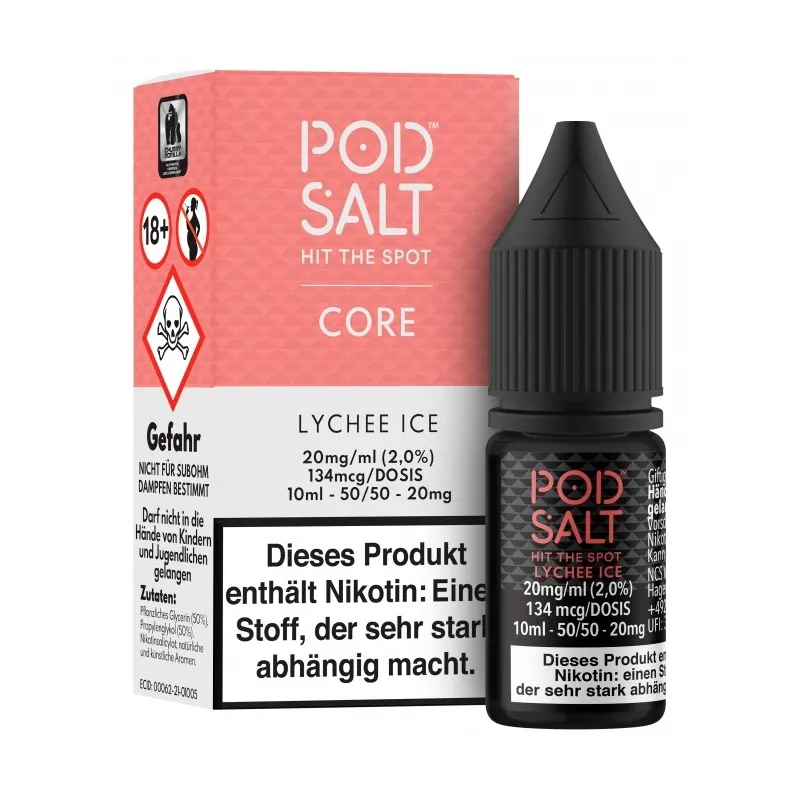 Pod Salt Core - Lychee Ice - Nikotinsalz Liquid