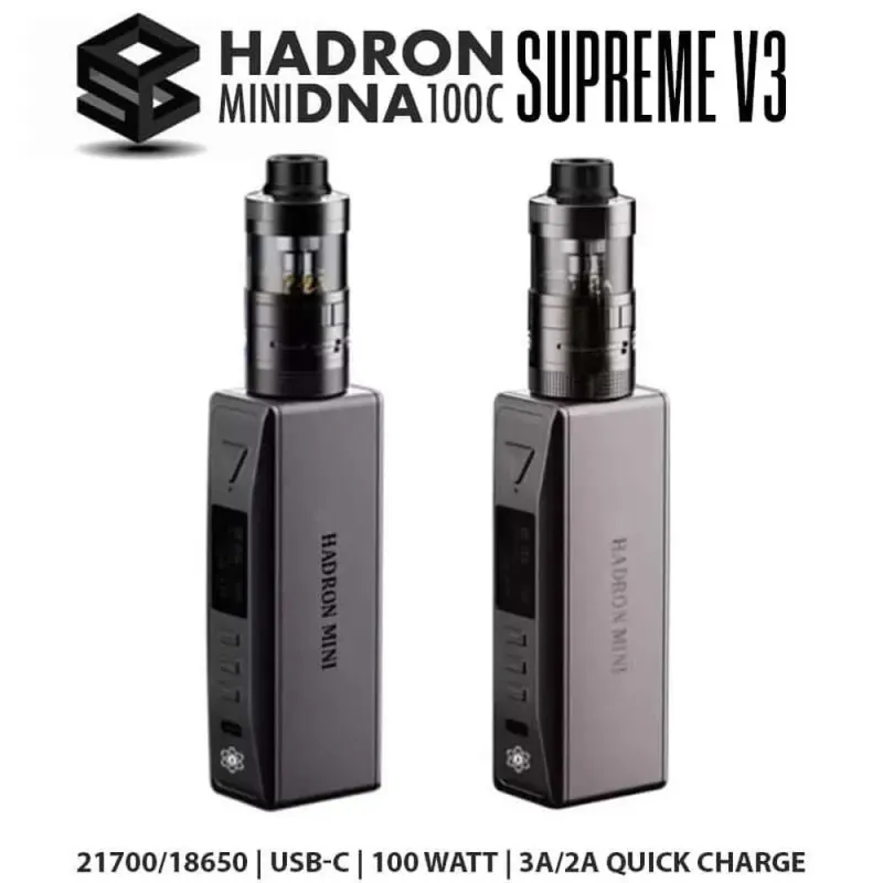 Steam Crave Hadron Mini DNA 100C Kit - 100W 21700 Supreme V3 Kit