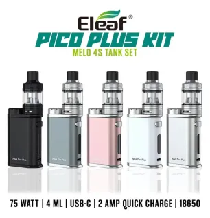 Eleaf Eleaf iStick Pico Plus Kit - 75W 4ml Melo 4S Set