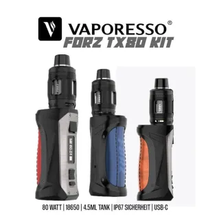 Vaporesso Vaporesso Forz TX80 Kit - 18650 80Watt 4,5ml Set
