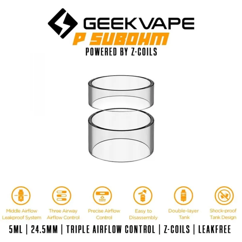 Geekvape P Subohm Tank Ersatzglas Set