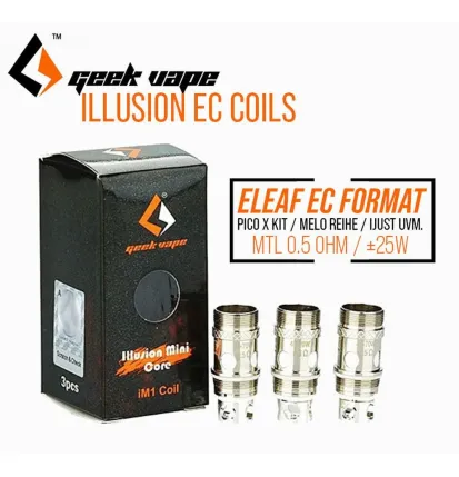 Geekvape EC Illusion Coils - Verdampferköpfe